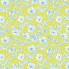 Lime/Blue Flowers  --- Nice Nice by Emily Taylor Collection  -- Cloud 9 Organic Fabrics