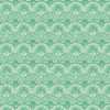 Fan Palm Scallop in Green  --- Nice Nice by Emily Taylor Collection  -- Cloud 9 Organic Fabrics