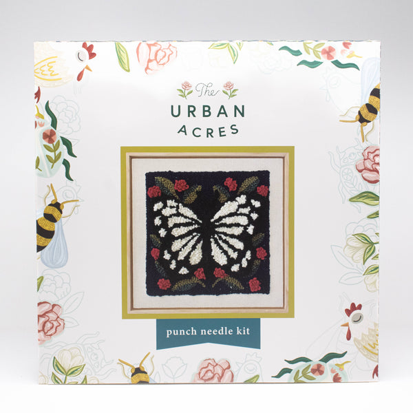 Spring Butterfly Punch Needle Frame Kit