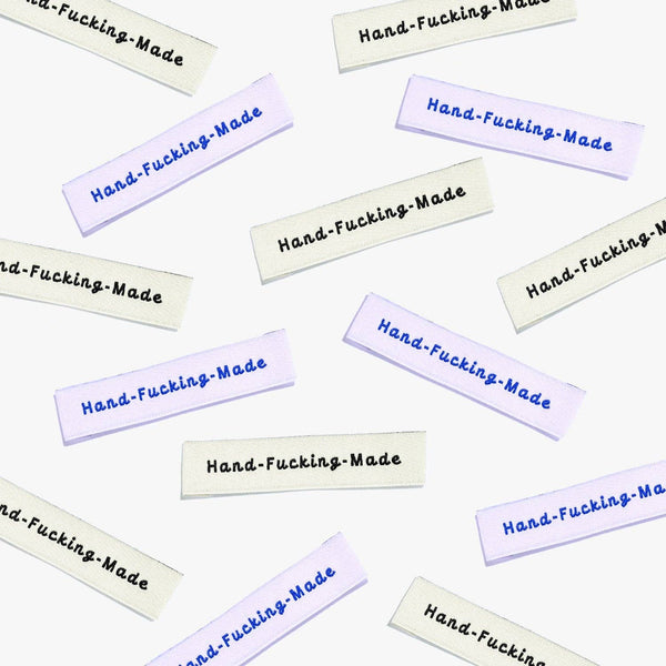 Hand-Fucking-Made Woven Labels | KATM