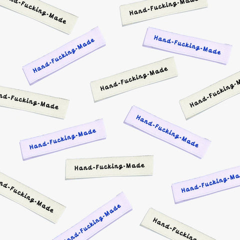 Hand-Fucking-Made Woven Labels | KATM
