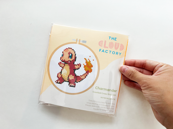 Charmander - DIY Cross Stitch Kit