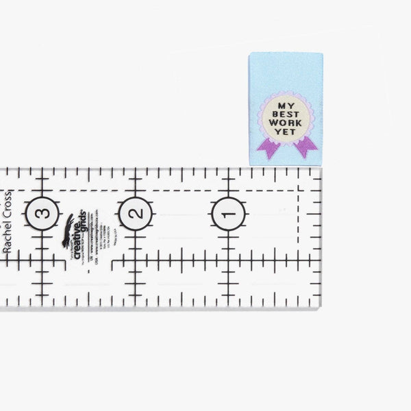 My Best Work Yet Woven Sewing Labels | Kylie + The Machine