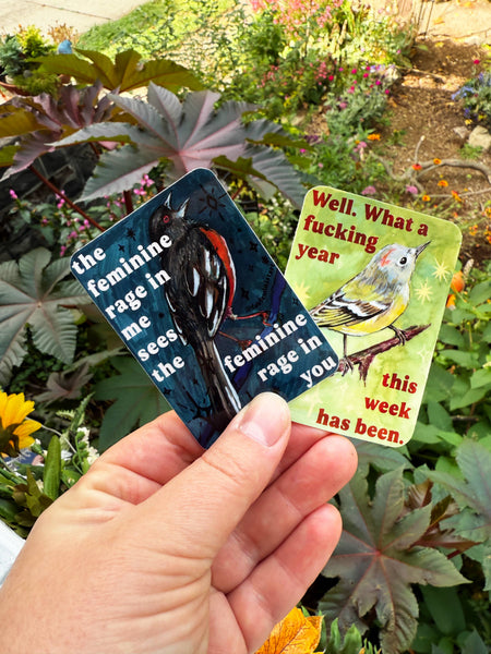 The Feminine Rage In Me: Feminist Sticker