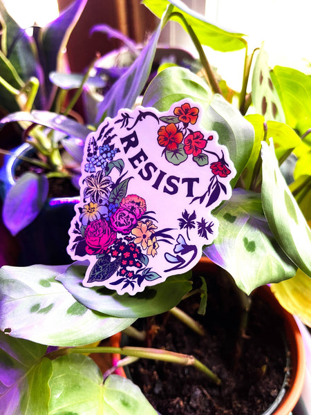 Resist: Feminist Sticker