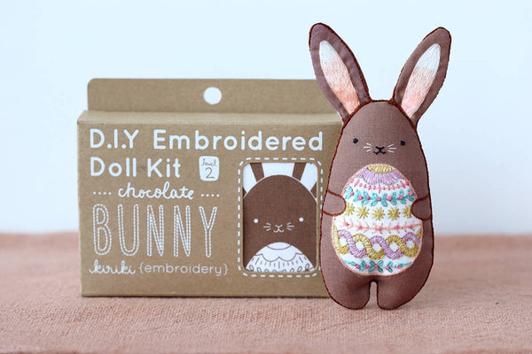 *Limited Edition*  Chocolate Bunny Embroidery Kit (2026)