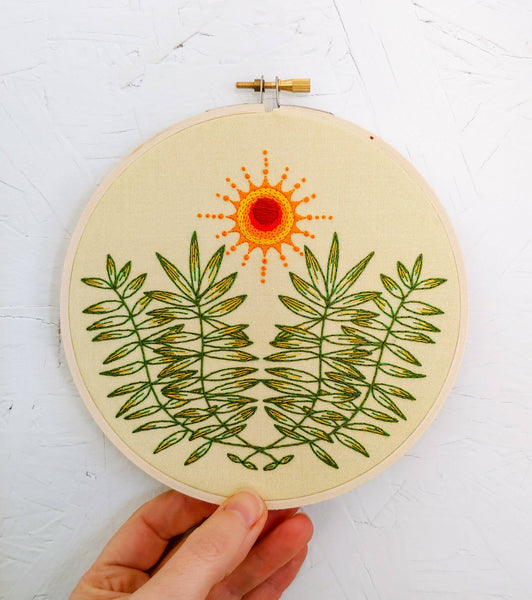 High noon embroidery kit
