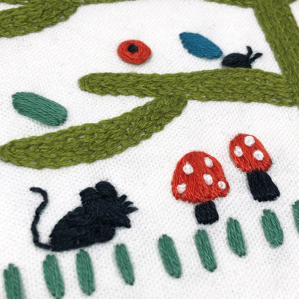 Peace embroidery kit