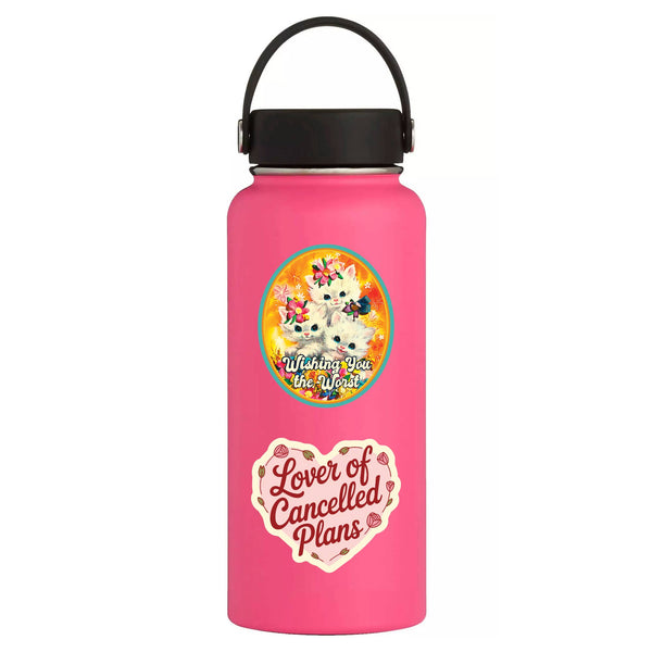 Funny Lover Cancel Plans Heart High Quality Vinyl Sticker