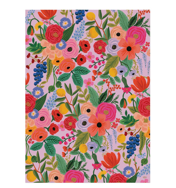 Roll of 3 Garden Party Wrapping Sheets