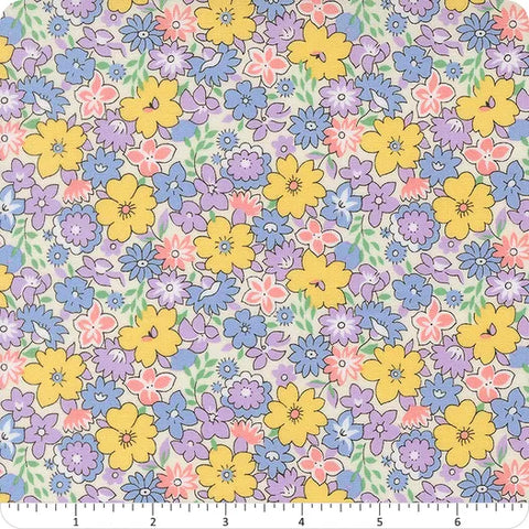 30's Playtime Pastel Bouncy Floral --- Moda Fabrics