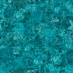 Map Tonal IN DARK TURQUOISE -- NAUTICUS -- QT Fabrics