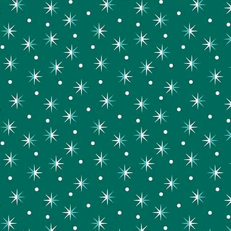 STARS in JADE -- 12 DAYS OF CHRISTMAS by Julie Lynch -- QT Fabrics