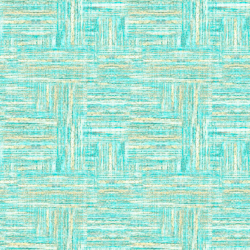 DISTRESSED WOOD TEXTURE turquoise MID ATLANTIC SHOP HOP 2026 -- All Mid-Atlantic Shop Hop Exclusive Fabric -- QT Fabrics (PREORDER)