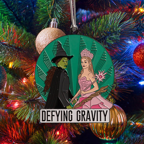 Wicked Defying Gravity Enamel Holiday Ornament