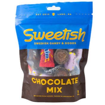 Sweetish Chocolate Mix 1/2lb Bag