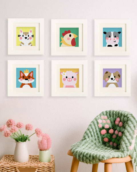 Rick, the Rooster - Needlepoint Kit for Kids