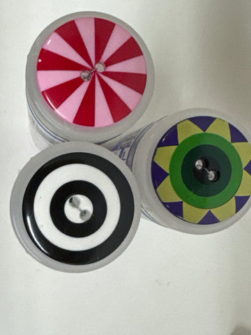 Dill Buttons 34mm Kaffe Fassett 2 hole polymide Buttons