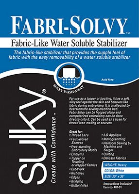 Sulky Fabri-Solvy 20" x 1yd