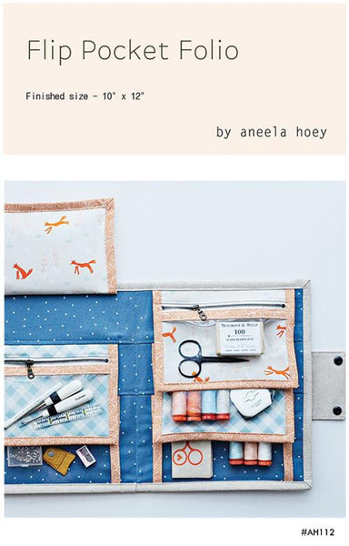 Flip Pocket Folio Pattern --- Aneela Hoey – Three Little Birds Sewing Co.