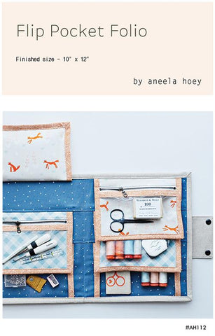 Flip Pocket Folio Pattern --- Aneela Hoey