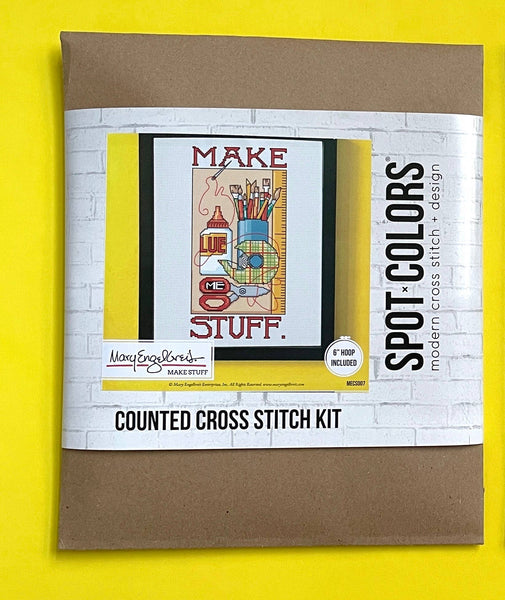 Make Stuff by Mary Engelbreit Counted Cross Stitch DIY KIT