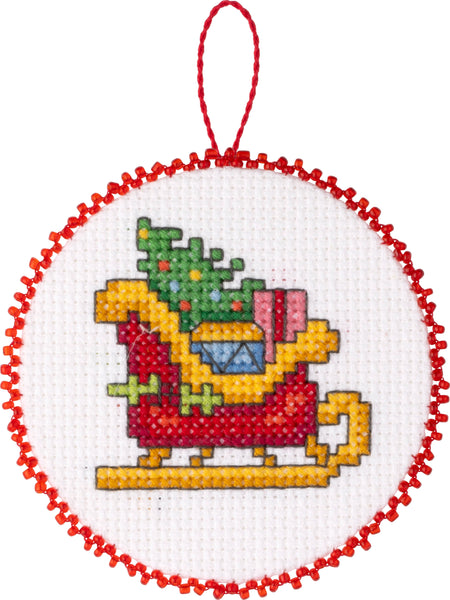 Bucilla Classic Christmas Cross Stitch set of 30