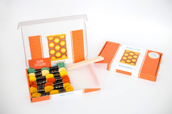Bargello Embroidery Kits, Honeycomb Wall Hanging Kits