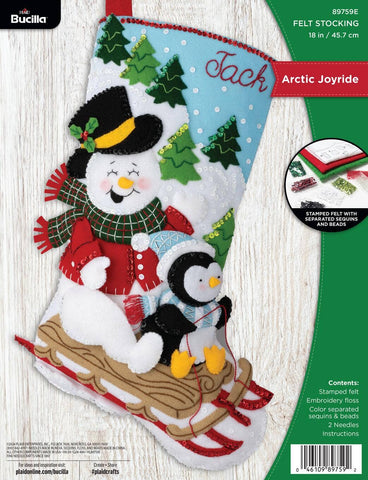 Bucilla® Seasonal Felt Stocking Kit - Arctic Joyride