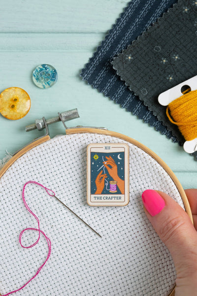 Tarot Card Needle Minder | Gift for Crafters