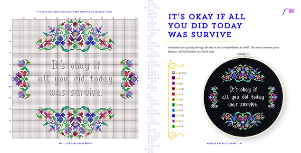 Self-Care Cross-Stitch: 40 Uplifting Patterns