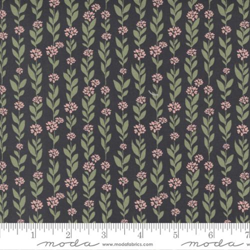 Climbing Vine in Charcoal -- Country Rose by Lella Boutique -- Moda Fabrics