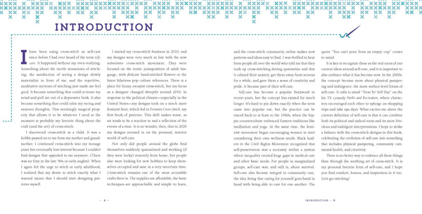 Self-Care Cross-Stitch: 40 Uplifting Patterns