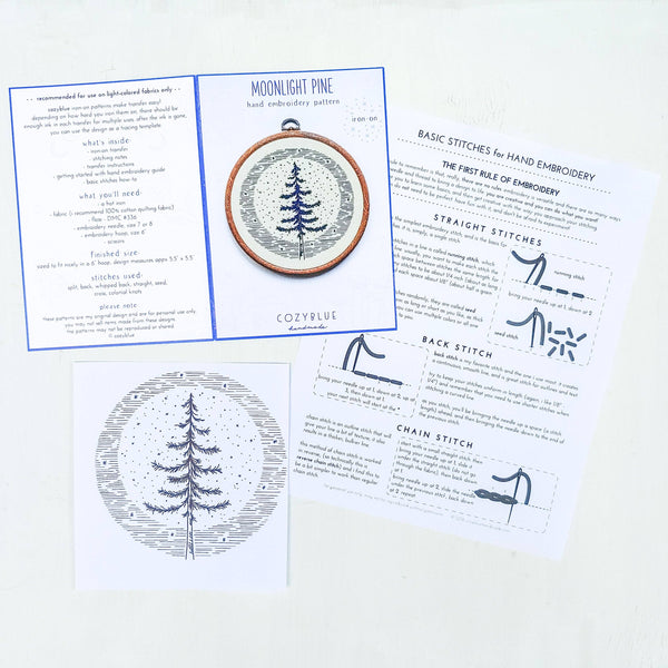 show up iron-on embroidery pattern