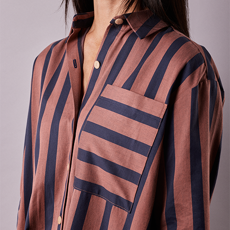 Ray Chestnut Fabric -- Atelier Brunette