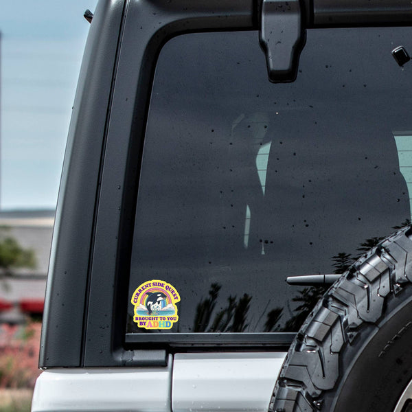 ADHD Funny Mental Health Neuro High Quality Vinyl Sticker