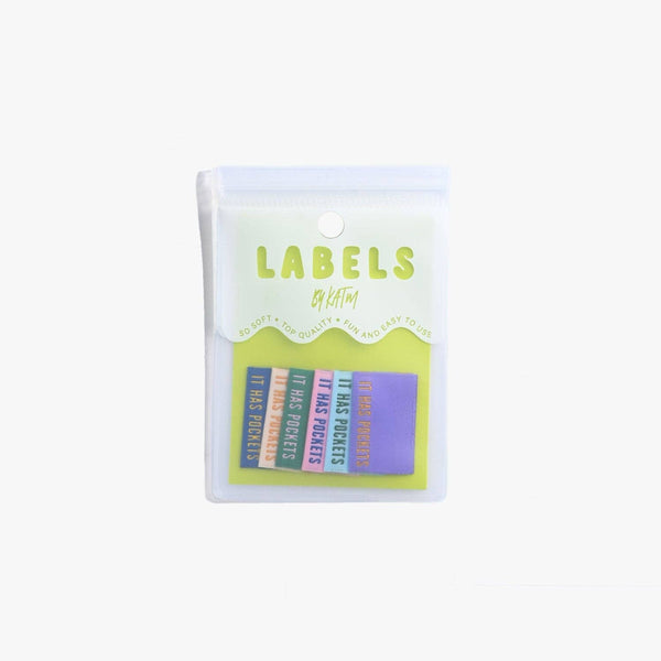 It Has Pockets Woven Sewing Labels | Kylie + The Machine