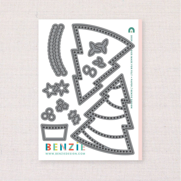 Stitchable Christmas Tree, Deep Etch Die