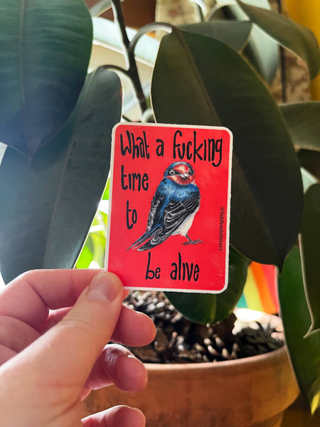 What a f*cking time to be alive: Feminist Sticker
