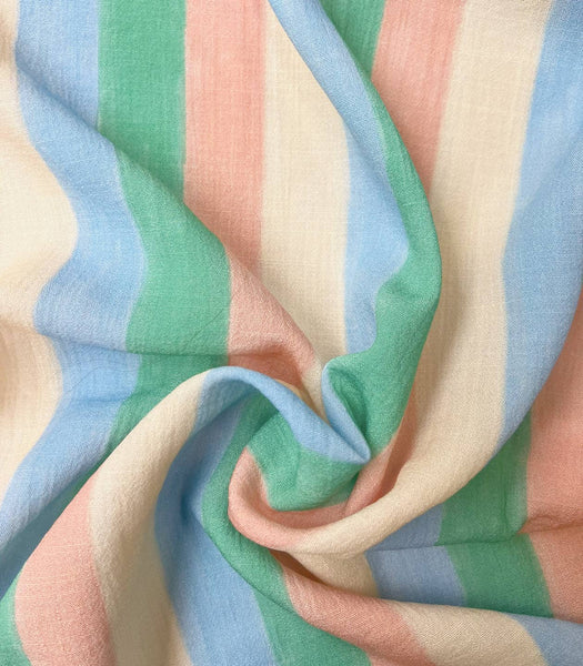 Viscose crepe - Sorbet stripe