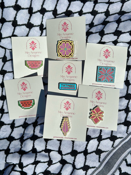 Pink Batikh/Watermelon Needle Minder