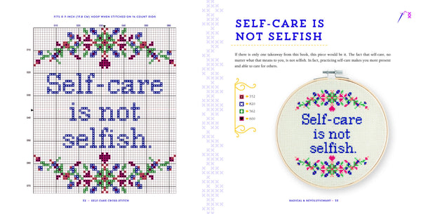 Self-Care Cross-Stitch: 40 Uplifting Patterns