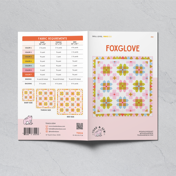 Foxglove Quilt Pattern