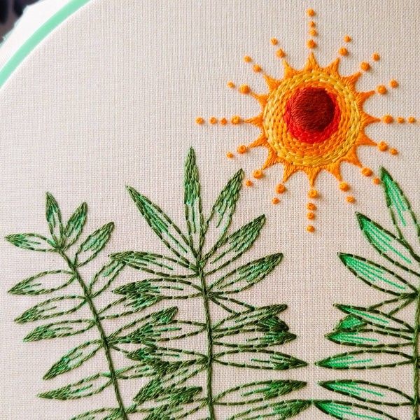 High noon embroidery kit