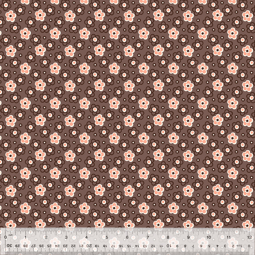 Shadow Posy in Plum -- BONNY by Denyse Schmidt --- Windham Fabrics