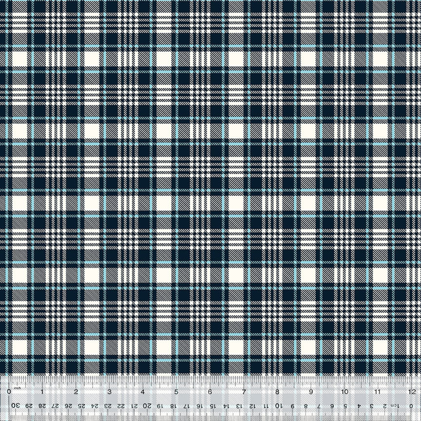 Lunchbox Plaid in Ink -- BONNY by Denyse Schmidt --- Windham Fabrics