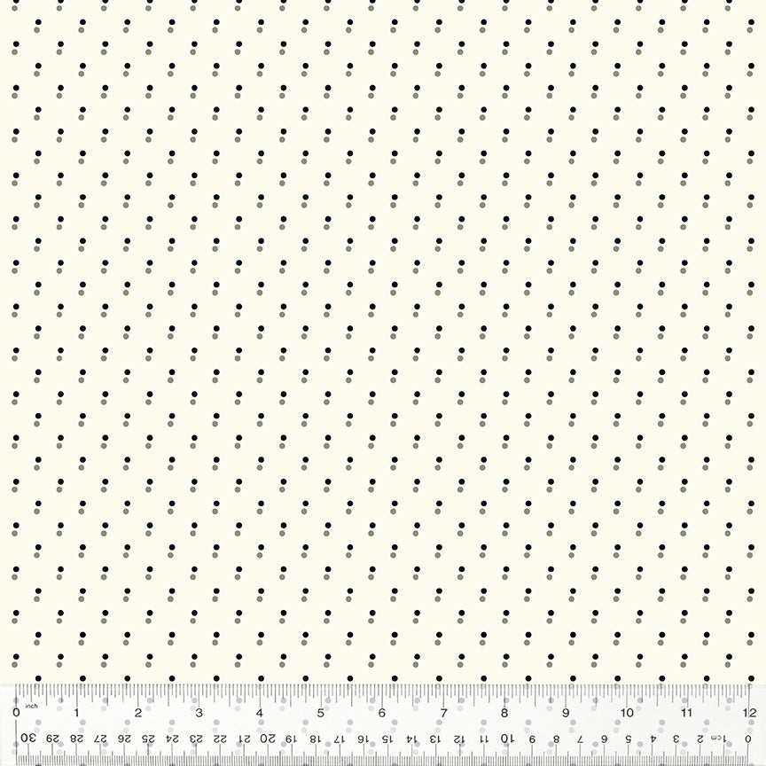Double Dot in Grey -- BONNY by Denyse Schmidt --- Windham Fabrics
