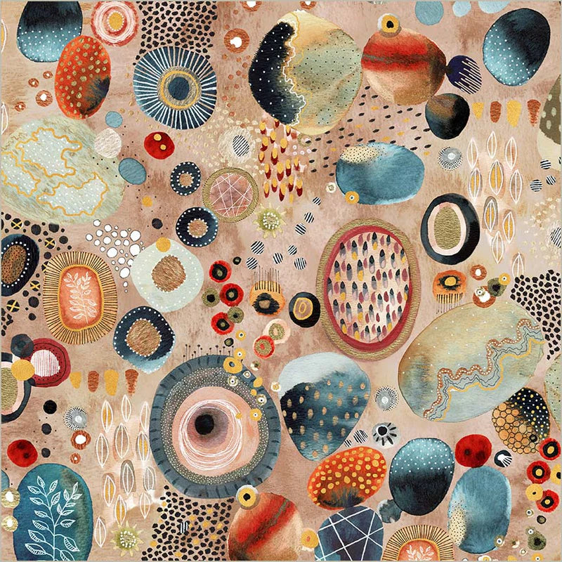 Geode in Fire Opal -- Flora & Form by Essoldo Design --- Windham Fabrics
