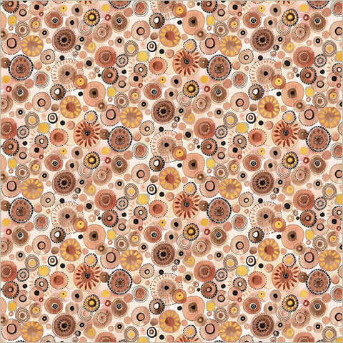 Dotty in Fire Opal  -- Flora & Form by Essoldo Design --- Windham Fabrics