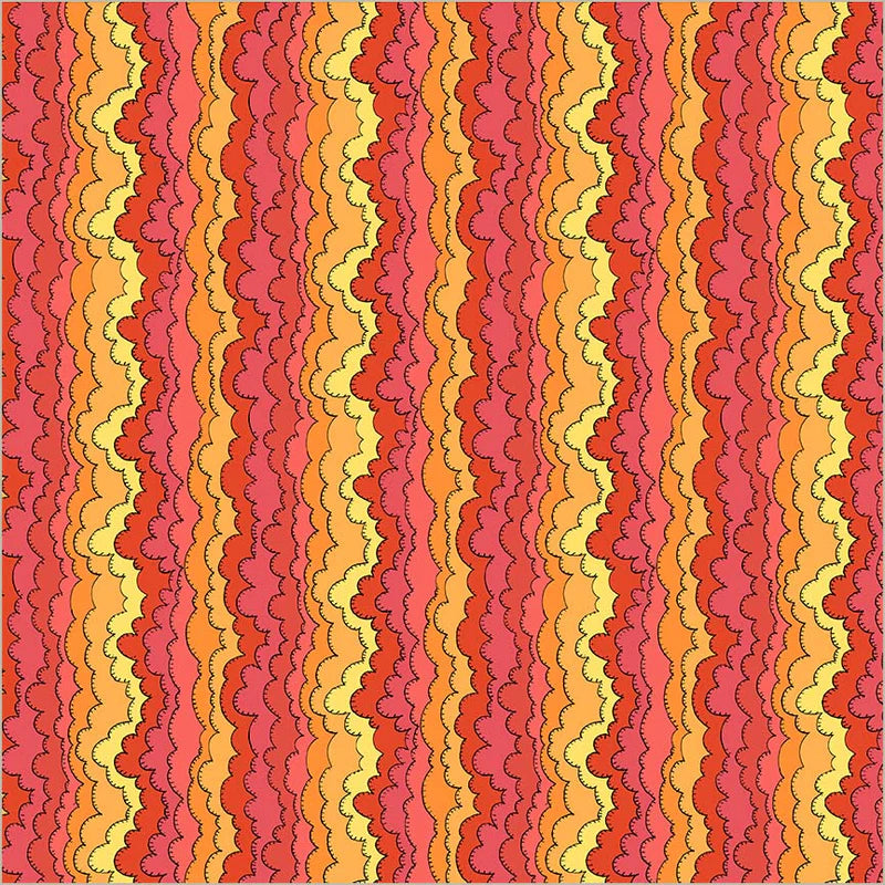 Aurora in Sunset -- Sunshine by Sally Kelly --- Windham Fabrics